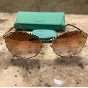 Tiffany & Co. Rose Gold Sunglasses